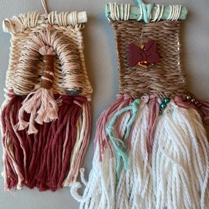 Mini Macrame wall hangings